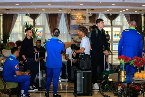 وصول منتخب البرازيل للمشاركة في بطولة خوفو الدولية الودية
